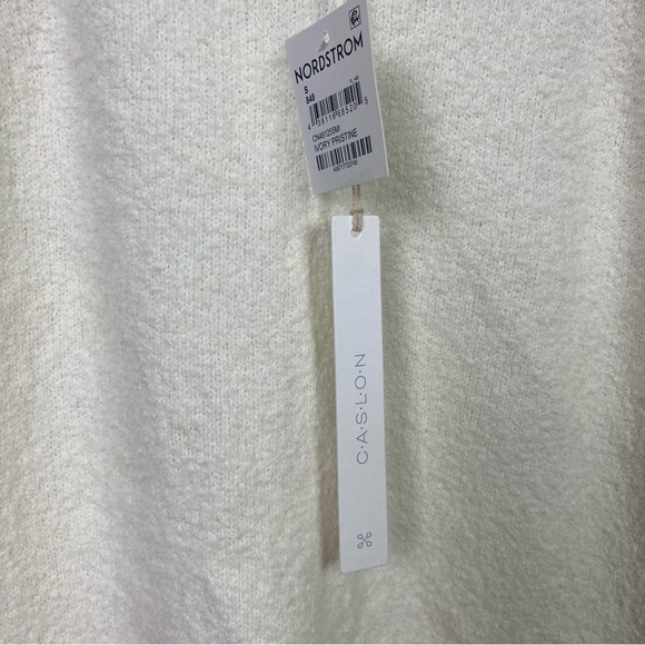 Nwt | Caslon Center Cable Cowl Neck Cotton Blend Sweater Size Small - Picture 6 of 9